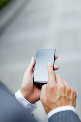 スマートフォン 男性 メンズ 若い ビジネスマン ビジネスシーン