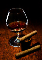 Cigar And Cognac.
