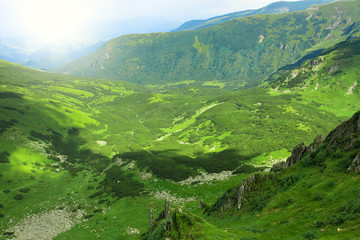 Beautiful mountains landscape