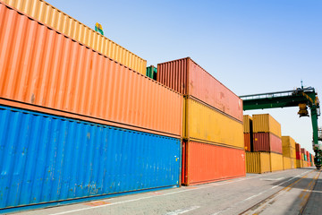 Fototapeta premium Container harbor