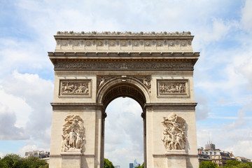 Fototapeta na wymiar Paryż - Łuk Triumfalny