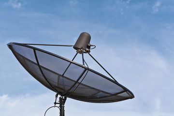 Technology, Satellite dish and blue sky