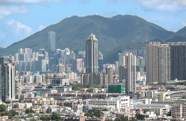 view over the modern city during the day