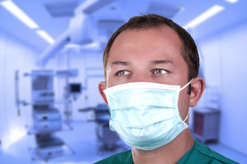 Obraz na płótnie Canvas surgeon in operating room
