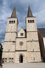 Fototapeta na wymiar The Collegiate Church in Berchtesgaden