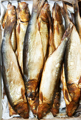 Obraz premium smoked herring fish