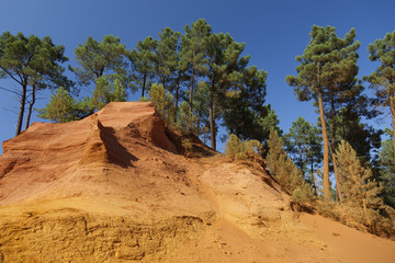 Cantera de ocres (Roussillon,Provence)