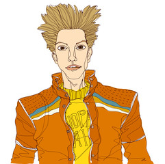 Close-up of man smiling