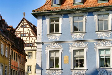 Fototapeta na wymiar Bamberg Buergerhaus - Bamberg town house 01