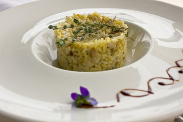 italian dish risotto