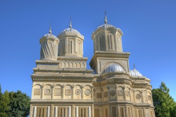 Beautiful HDR image of an orthodox monastery