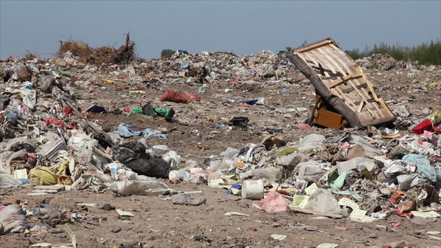 Ecological pollution, dumping of garbage