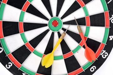 Dart and target