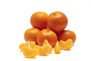Grupo de mandarinas