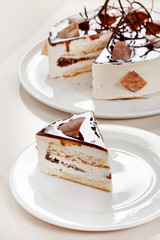 cake with chocolate