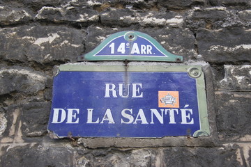 Rue de la Santé à Paris