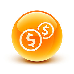 icône dollar argent finance / dollar icon