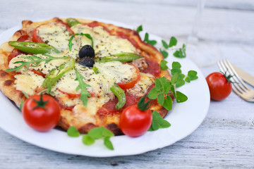 Pizza selbstgemacht