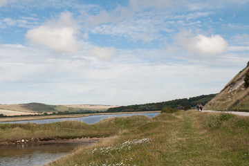 still water in the Seven Sisters Park, Sussex