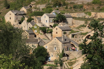 Fototapeta na wymiar Hauterives stara wieś
