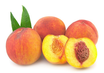 Ripe peaches