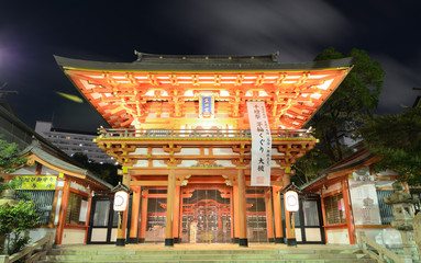 Ikuta shrine in Kobe, Japan