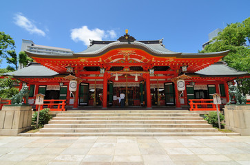 Naklejka premium Ikuta shrine