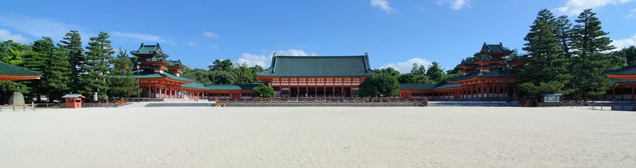 Crédence de cuisine en verre imprimé Japon Sanctuaire Heian