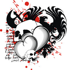 heraldic heart black1