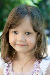 portrait of smiling young girls