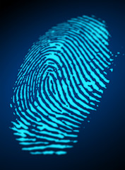 Empreinte digitale sous lampe UV 1 © He2