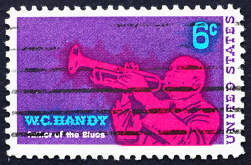 Postage stamp USA 1969 William Christopher Handy, Father of the