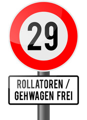 29. Geburtstag - Rollator frei