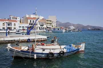 Naklejka na ściany i meble Agios Nikolaos - Kreta - Grecja portu od jeziora