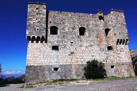 S&uuml;dseite der Festung Nehaj (Kroatien)