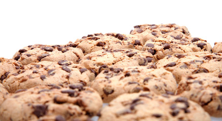 Ciastka z czekoladą, tło