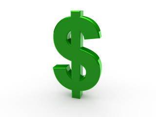 3d dollar green