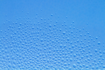 Frozen drops of water