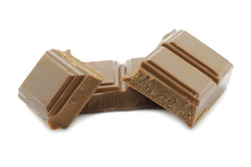 Pieces of chocolate