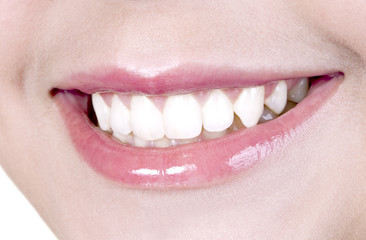 Lovely female smile