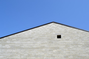 muro in blocchi di cemento