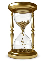 golden hourglass