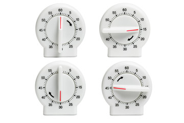 Naklejka premium Four kitchen timers