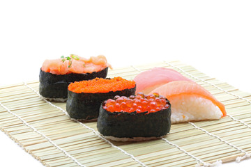 fresh seafood sushi set © vichie81