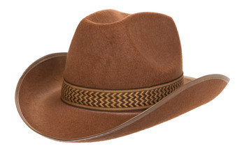 cowboy hat isolated on white background