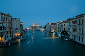 Venice, Italy - Evening time at Grand Canal