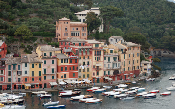 Portofino Bay. Bird Eye View.