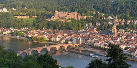 Fototapeta na wymiar Panorama Heidelberg