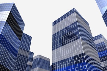 Fototapeta premium Skyscraper, abstract design