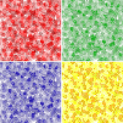 abstract square pixel mosaic